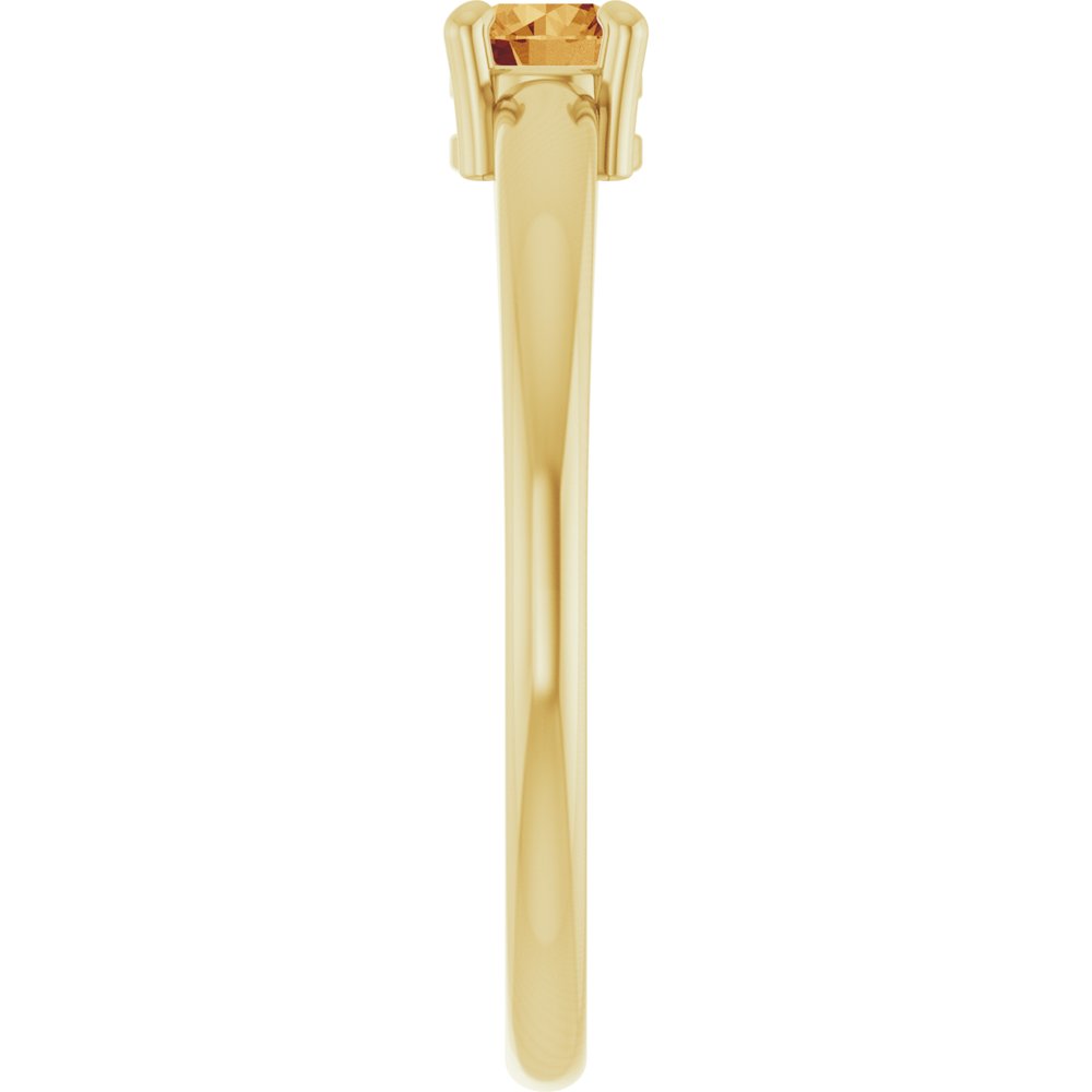 14K Yellow Gold Natural Citrine Ring