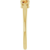 14K Yellow Gold Natural Citrine Ring