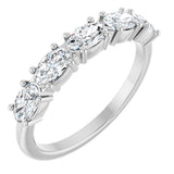 14K White Gold 9/10 CTW Lab-Grown Diamond Anniversary Band
