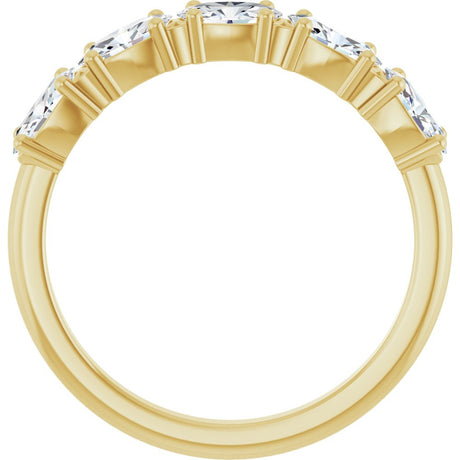 14K Yellow Gold 9/10 CTW Lab-Grown Diamond Anniversary Band