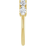 14K Yellow Gold 9/10 CTW Lab-Grown Diamond Anniversary Band