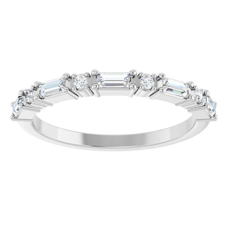 14K White Gold 1/3 CTW Lab-Grown Diamond Anniversary Band