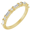 14K Yellow Gold 1/3 CTW Natural Diamond Anniversary Band