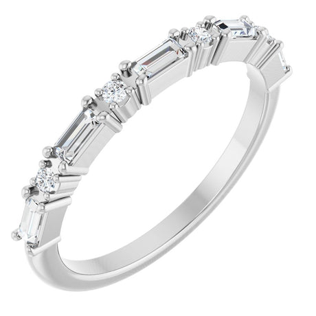 Platinum 1/3 CTW Lab-Grown Diamond Anniversary Band