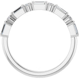 Platinum 1/3 CTW Lab-Grown Diamond Anniversary Band