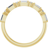 14K Yellow Gold 1/3 CTW Lab-Grown Diamond Anniversary Band