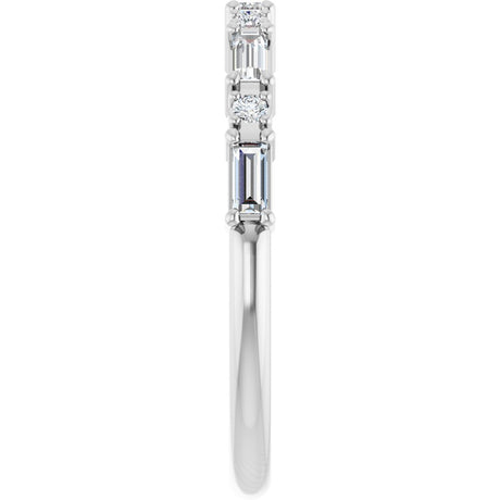 Platinum 1/3 CTW Lab-Grown Diamond Anniversary Band