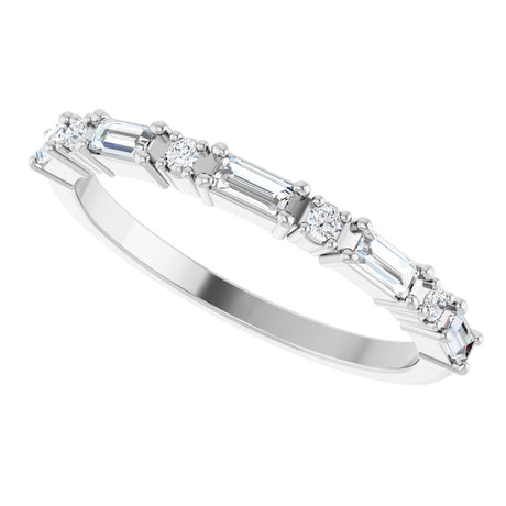 14K White Gold 1/3 CTW Lab-Grown Diamond Anniversary Band