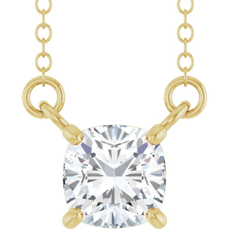 14K Yellow Gold 3/4 CT Lab-Grown Diamond 18" Necklace