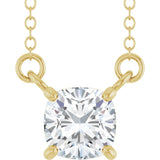 14K Yellow Gold 3/4 CT Lab-Grown Diamond 18" Necklace