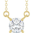 14K Yellow Gold 3/4 CT Lab-Grown Diamond 18" Necklace