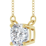 14K Yellow Gold 1 CT Lab-Grown Diamond 18" Necklace