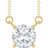 14K Yellow Gold 1 CT Lab-Grown Diamond 18" Necklace