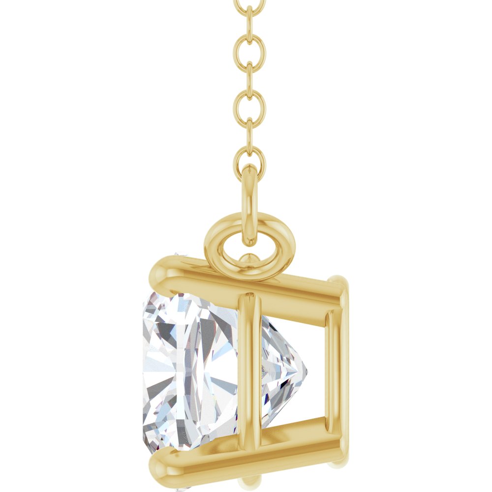 14K Yellow Gold 1 CT Lab-Grown Diamond 18" Necklace