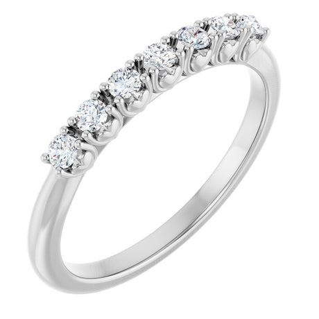 14K White Gold 1/5 CTW Lab-Grown Diamond Anniversary Band
