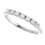 14K White Gold 1/5 CTW Lab-Grown Diamond Anniversary Band
