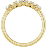 14K Yellow Gold 1/5 CTW Lab-Grown Diamond Anniversary Band