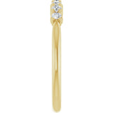 14K Yellow Gold 1/5 CTW Lab-Grown Diamond Anniversary Band