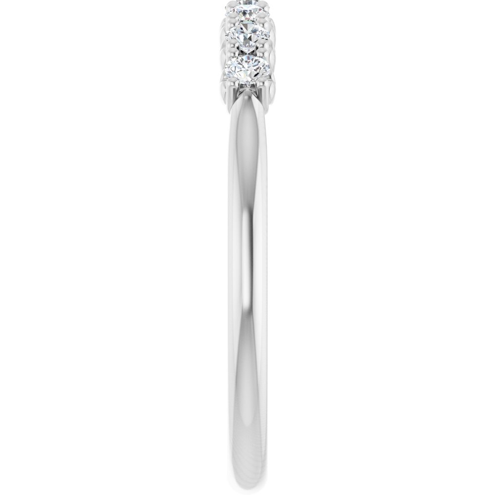14K White Gold 1/5 CTW Lab-Grown Diamond Anniversary Band