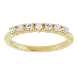 14K Yellow Gold 1/5 CTW Lab-Grown Diamond Anniversary Band