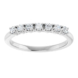 14K White Gold 1/5 CTW Lab-Grown Diamond Anniversary Band