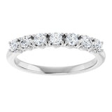 14K White Gold 3/8 CTW Lab-Grown Diamond Anniversary Band