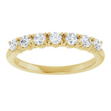 14K Yellow Gold 3/8 CTW Lab-Grown Diamond Anniversary Band