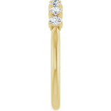 14K Yellow Gold 3/8 CTW Lab-Grown Diamond Anniversary Band