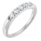 14K White Gold 1/3 CTW Lab-Grown Diamond Anniversary Band