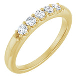 14K Yellow Gold 1/3 CTW Lab-Grown Diamond Anniversary Band