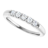 14K White Gold 1/3 CTW Lab-Grown Diamond Anniversary Band