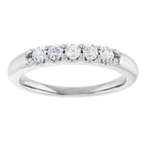 14K White Gold 1/3 CTW Lab-Grown Diamond Anniversary Band