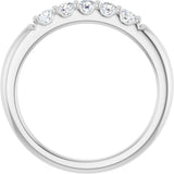 14K White Gold 1/3 CTW Lab-Grown Diamond Anniversary Band