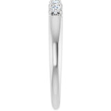 14K White Gold 1/3 CTW Lab-Grown Diamond Anniversary Band