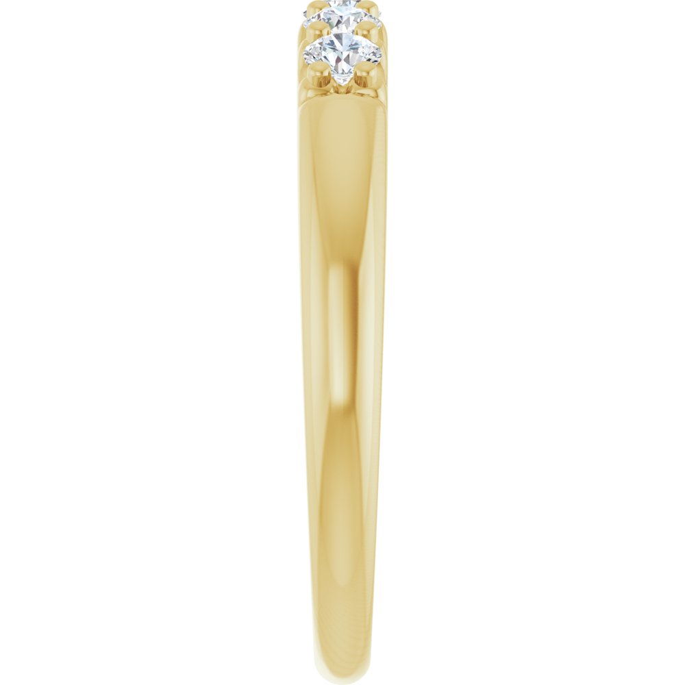 14K Yellow Gold 1/3 CTW Lab-Grown Diamond Anniversary Band