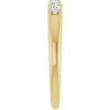 14K Yellow Gold 1/3 CTW Lab-Grown Diamond Anniversary Band