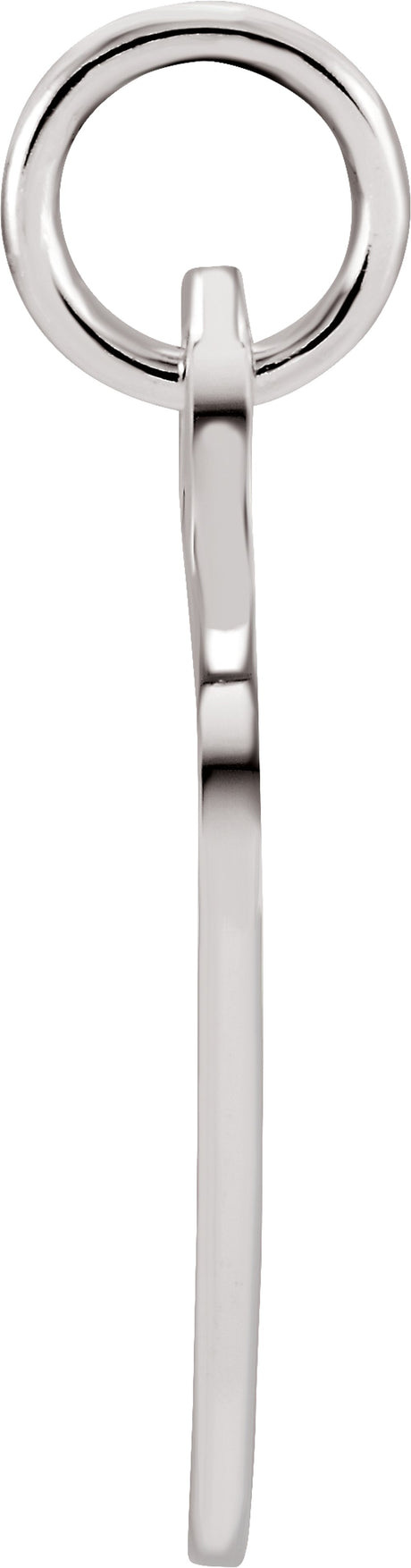 Sterling Silver Engravable Heart Charm/Pendant