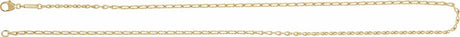 14K Yellow Gold 2 mm Figure 8 24" Chain