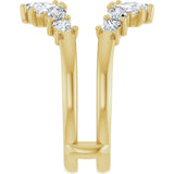 14K Yellow Gold 1 1/5 CTW Lab-Grown Diamond Ring Guard