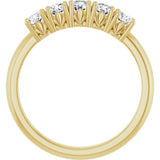 14K Yellow Gold 1/2 CTW Natural Diamond Anniversary Band