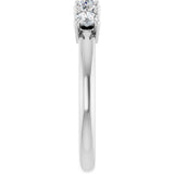 14K White Gold 1/2 CTW Lab-Grown Diamond Anniversary Band