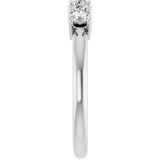 14K White Gold 1/2 CTW Lab-Grown Diamond Anniversary Band