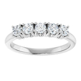 14K White Gold 1/2 CTW Lab-Grown Diamond Anniversary Band