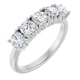 Platinum 1 1/5 CTW Lab-Grown Diamond Anniversary Band