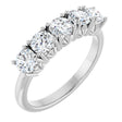 14K White Gold 1 1/5 CTW Lab-Grown Diamond Anniversary Band