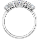 14K White Gold 1 1/5 CTW Lab-Grown Diamond Anniversary Band