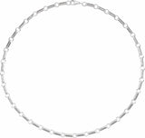 Sterling Silver 6 mm Paperclip-Style 18" Chain