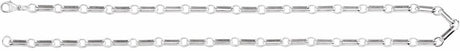 Sterling Silver 6 mm Paperclip-Style 20" Chain