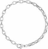 Sterling Silver 4.08 mm Rolo 7" Chain