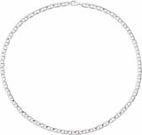 Sterling Silver 5.15 mm Anchor 20" Chain